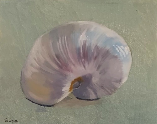 NAUTILUS #3 SHELLS - TRIPTYCH
Oil on Canvas
20 x 40 cm
SOLD NAUTILUS #3 SHELLS - TRIPTYCH
Oil on Canvas
20 x 40 cm
SOLD