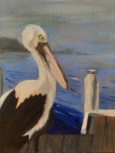PELICAN
Oil on Canvas
25.5 x 20 cm
$50.00 PELICAN
Oil on Canvas
25.5 x 20 cm
$50.00
